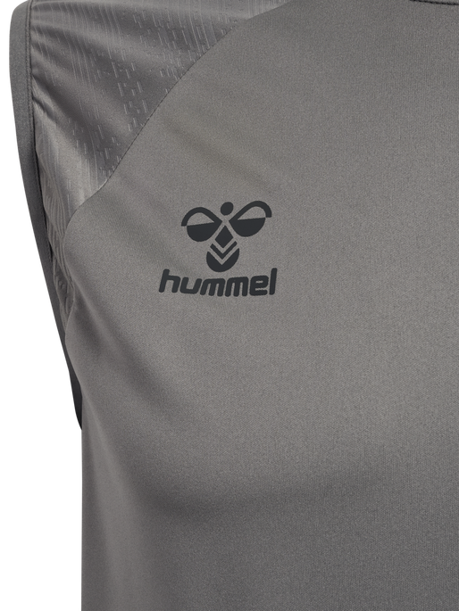 hmlPRO TRAINING JERSEY S/L, STEEL GRAY hmlPRO TRAINING JERSEY S/L, STEEL GRAY, packshot