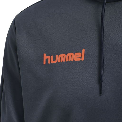 hmlPROMO POLY HOODIE, OMBRE BLUE, packshot