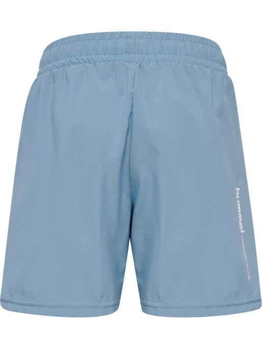 hmlJR PULSE WORKOUT SHORTS, FADED DENIM hmlJR PULSE WORKOUT SHORTS, FADED DENIM, packshot