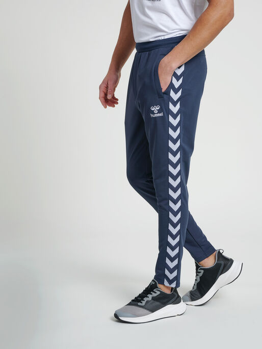 hummel NATHAN 2.0 TAPERED PANTS - BLUE NIGHTS hummel.dk