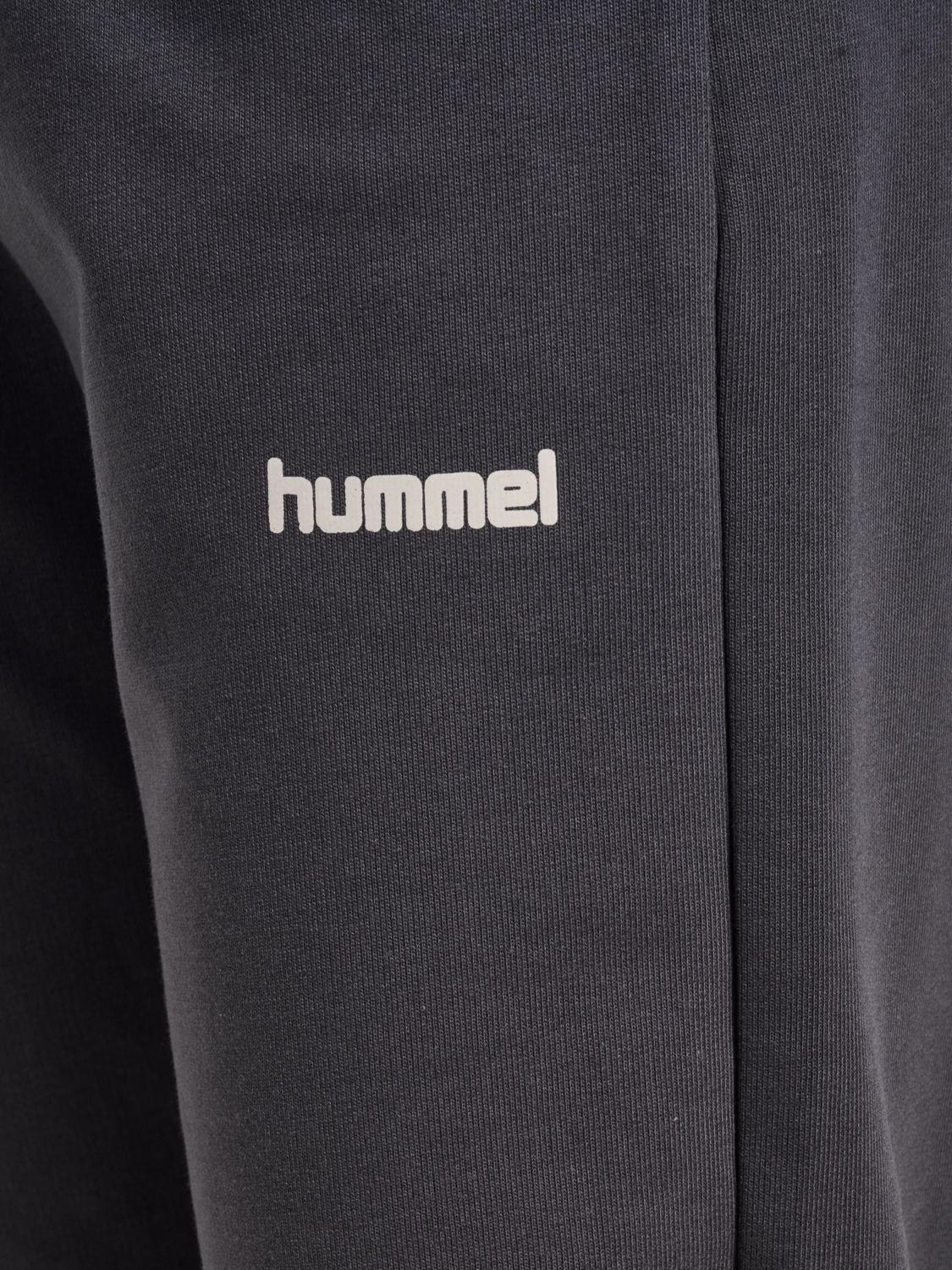 hmlJR REGULAR ADJ WAIST PANTS, EBONY, packshot