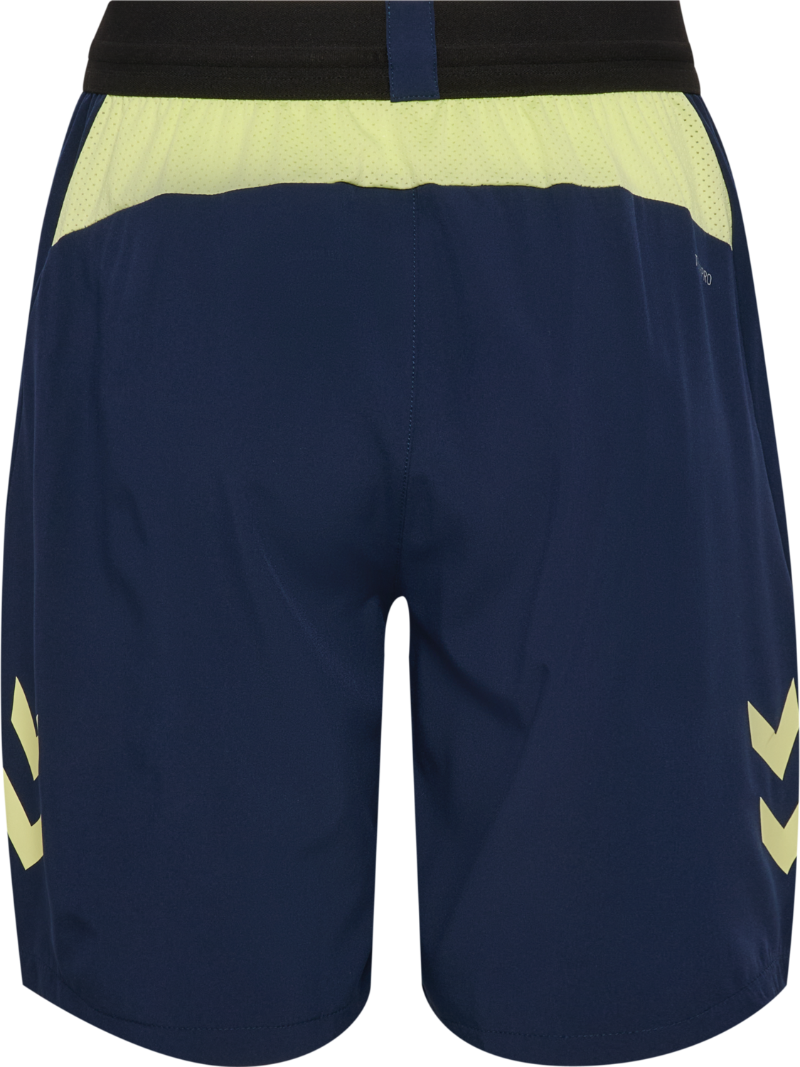 hmlBLAZE 2.0 TRAINING SHORTS KIDS, MARINE/SHADOW LIME, packshot