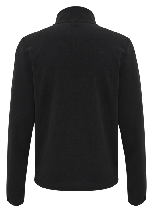 hmlNORTH FULL ZIP FLEECE JACKET, BLACK/ASPHALT, packshot