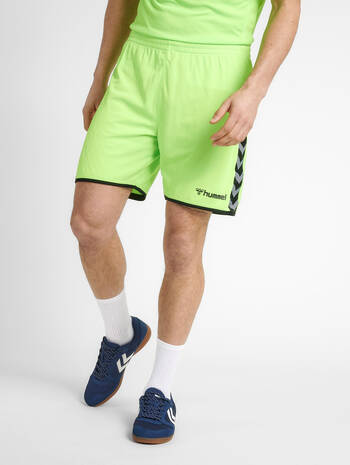 hmlAUTHENTIC POLY SHORTS, GREEN GECKO, model