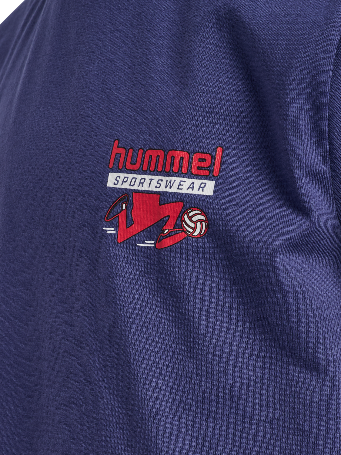 hmlJR REG T-SHIRT S/S RUNNER 2-PACK, SMOKE PINE/DEEP COBALT, packshot