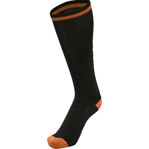 ELITE INDOOR SOCK HIGH, BLACK, packshot