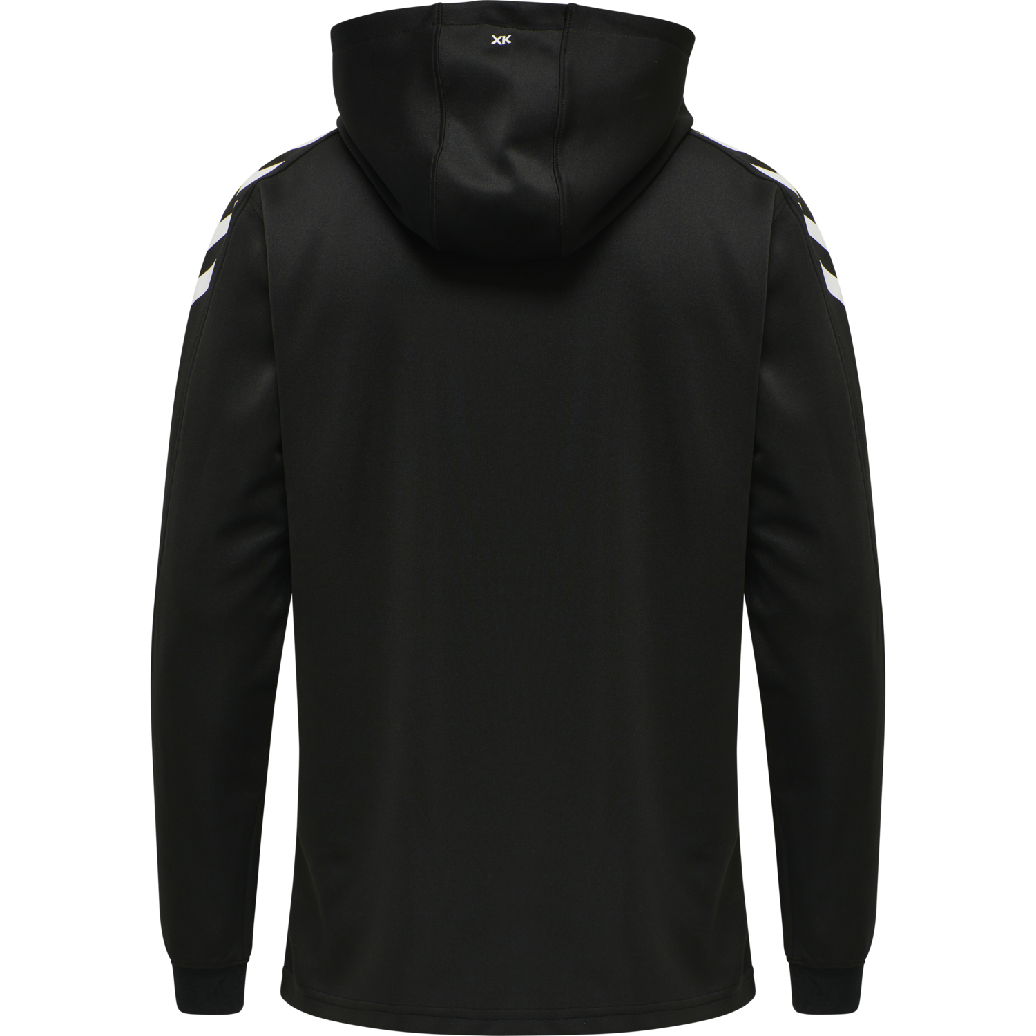 hmlCORE XK POLY SWEAT HOODIE, BLACK, packshot