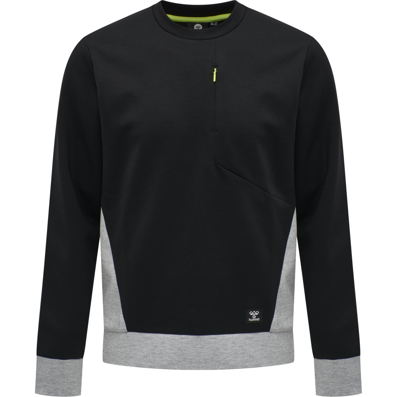 hmlTROPPER SWEATSHIRT, BLACK, packshot