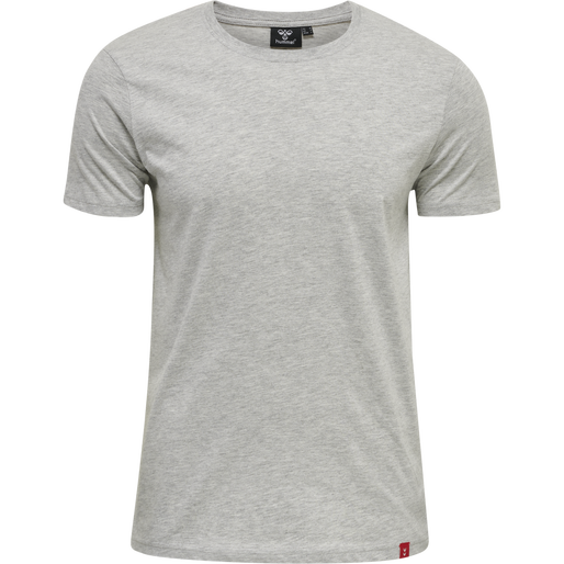 hmlLEGACY 2-PACK T-SHIRT, GREY MELANGE/BLUE NIGHTS, packshot