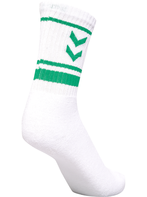 hml4 PACK TRIPLE STRIPE CREW SOCK, BLUE/RED/YELLOW/GREEN, packshot