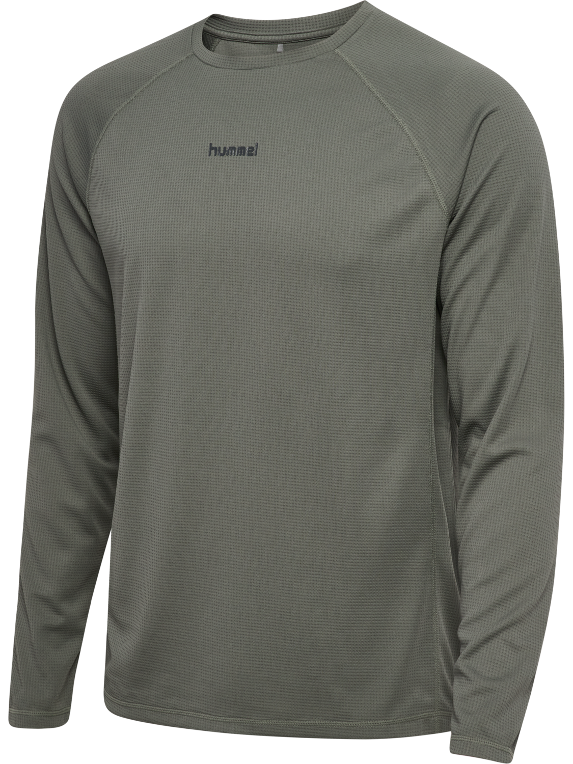 hmlMOMENTUM T-SHIRT L/S, CASTOR GRAY, packshot