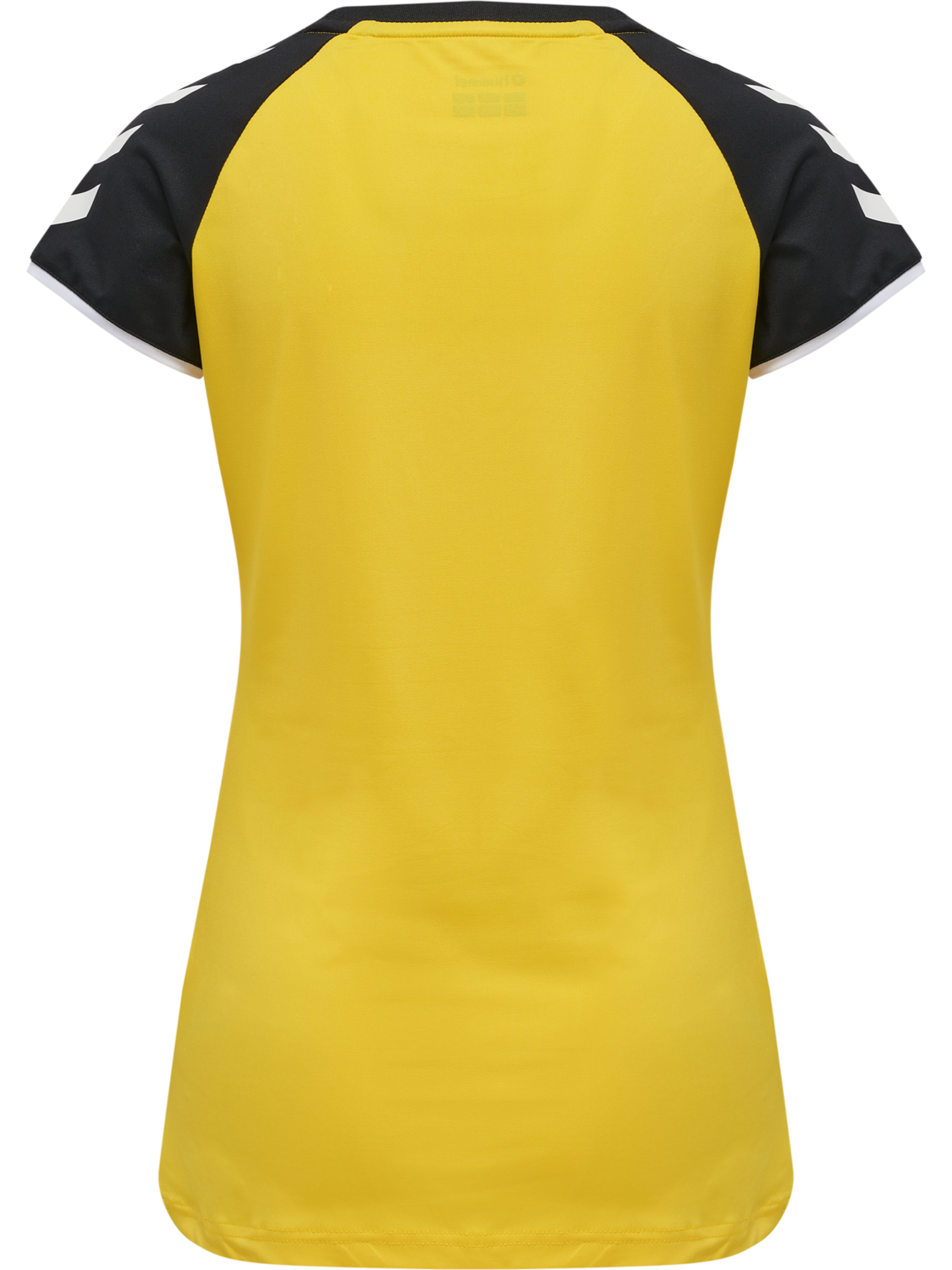 hmlCORE VOLLEY STRETCH TEE WO, BLAZING YELLOW, packshot