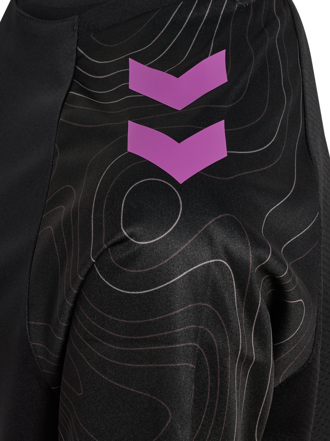 hmlBLAZE 2.0 TRAINING JERSEY KIDS, BLACK/DAHLIA, packshot