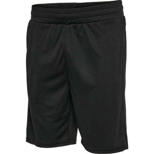 hmlTE FLEX MESH SHORTS, BLACK hmlTE FLEX MESH SHORTS, BLACK, packshot