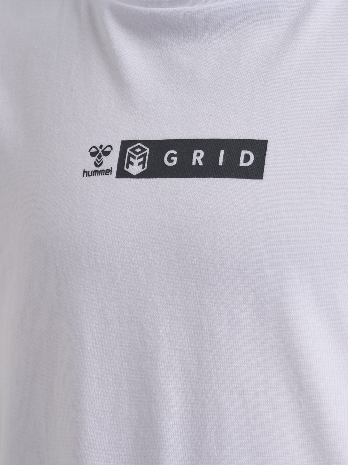 hmlOFFGRID TEE S/S KIDS, WHITE/FORGED IRON, packshot