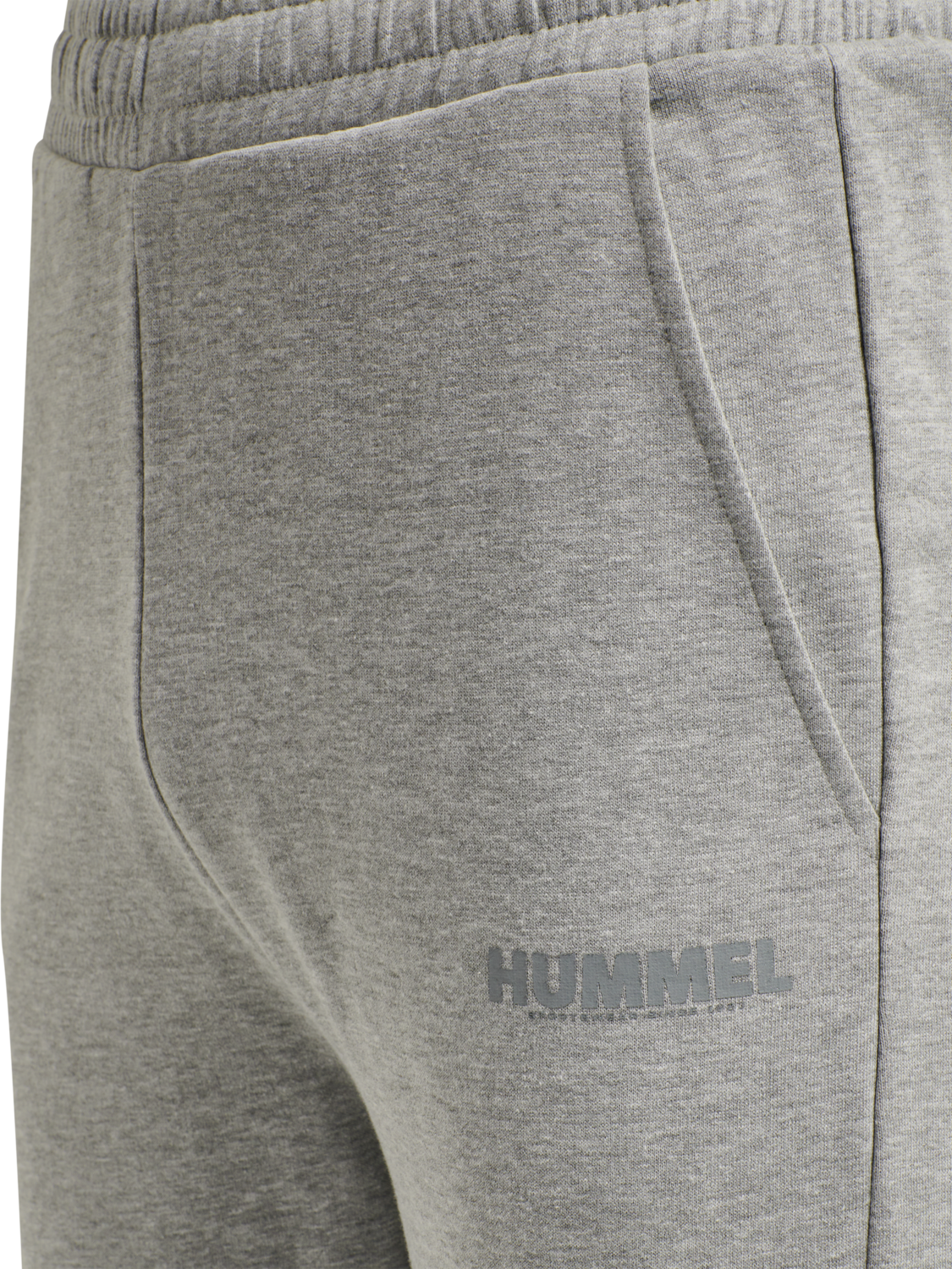 hmlLEGACY REGULAR PANTS PLUS, GREY MELANGE, packshot