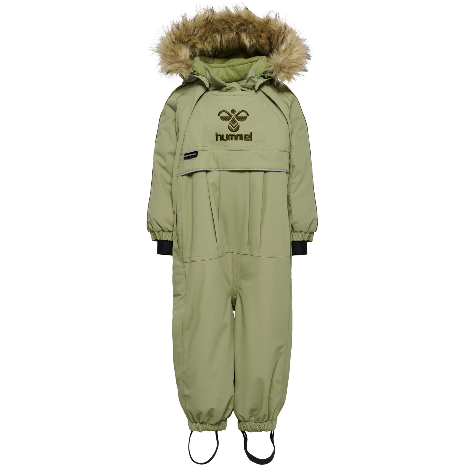hmlMOON TEX SNOWSUIT, OIL GREEN, packshot
