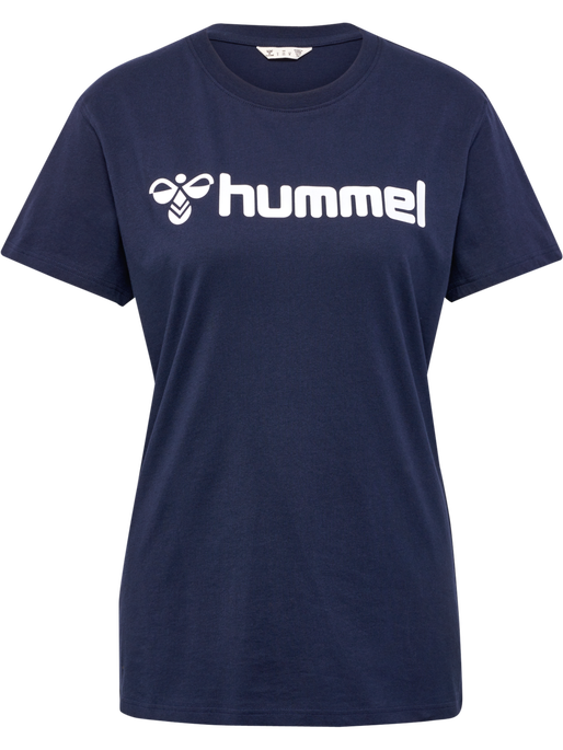 hmlGO 2.0 LOGO T-SHIRT S/S WOMAN, MARINE, packshot
