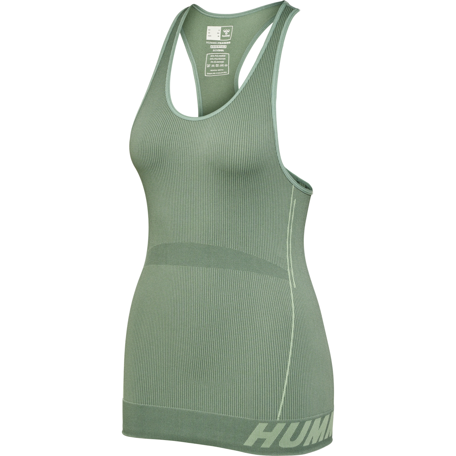 hmlTE CHRISTEL SEAMLESS TOP, LILY PAD, packshot