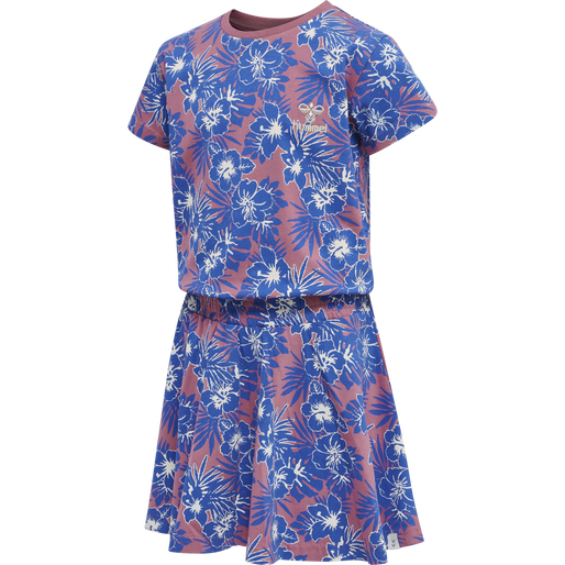 hmlFLOWER DRESS S/S, HEATHER ROSE, packshot