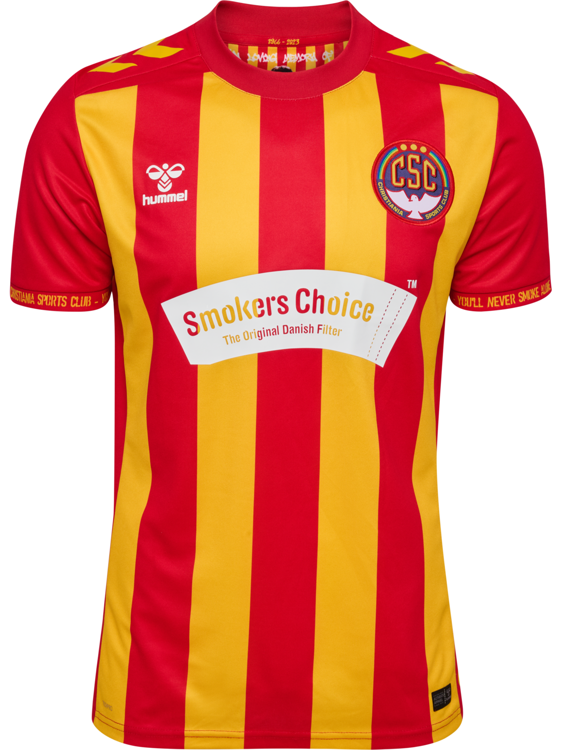 CSC 26/27 HOME JERSEY S/S, TRUE RED/SPORTS YELLOW, packshot