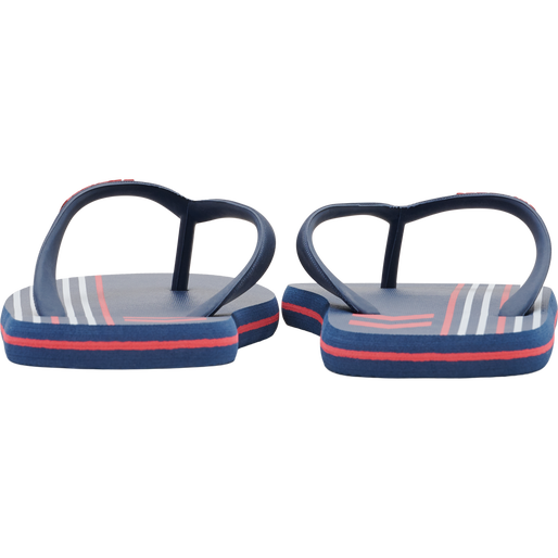 MULTI STRIPE FLIP FLOP, BLACK IRIS/FLAME SCARLET, packshot
