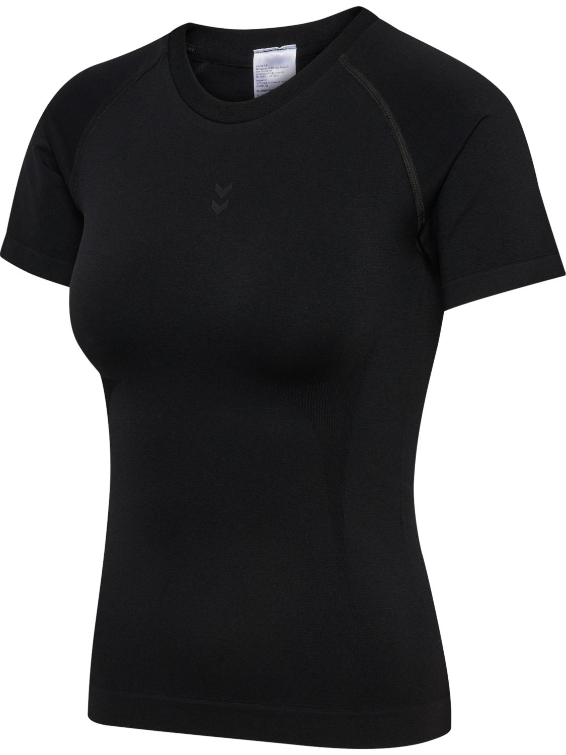 hmlFLOW T-SHIRT S/S, BLACK, packshot