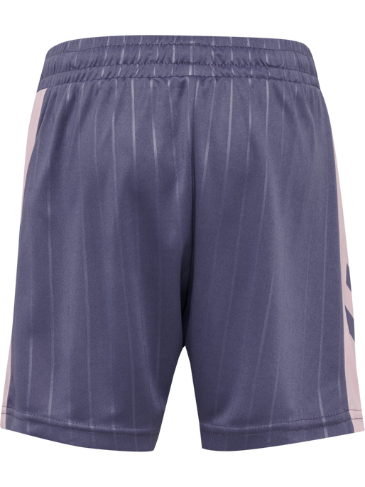 hmlJR GOAL STRIPE SHORTS, HERON hmlJR GOAL STRIPE SHORTS, HERON, packshot