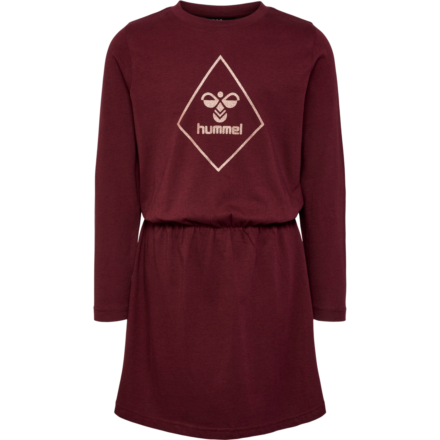 hmlLUNA DRESS L/S, !WINDSOR WINE, packshot