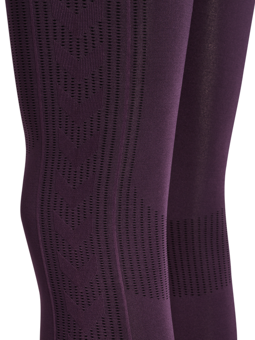 hmlMT SHAPING SEAMLESS MW TIGHTS, PLUM PERFECT hmlMT SHAPING SEAMLESS MW TIGHTS, PLUM PERFECT, packshot