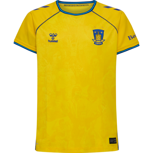 BIF 24/25 HOME JERSEY S/S KIDS, CYBER YELLOW, packshot
