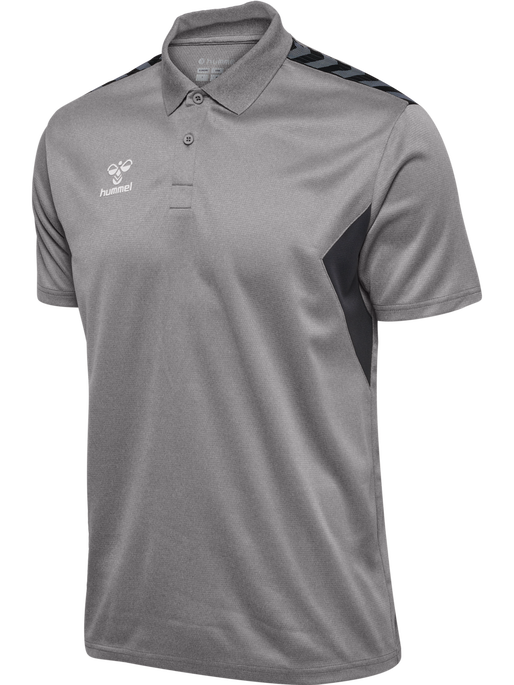 hmlAUTHENTIC FUNCTIONAL POLO, GREY MELANGE hmlAUTHENTIC FUNCTIONAL POLO, GREY MELANGE, packshot