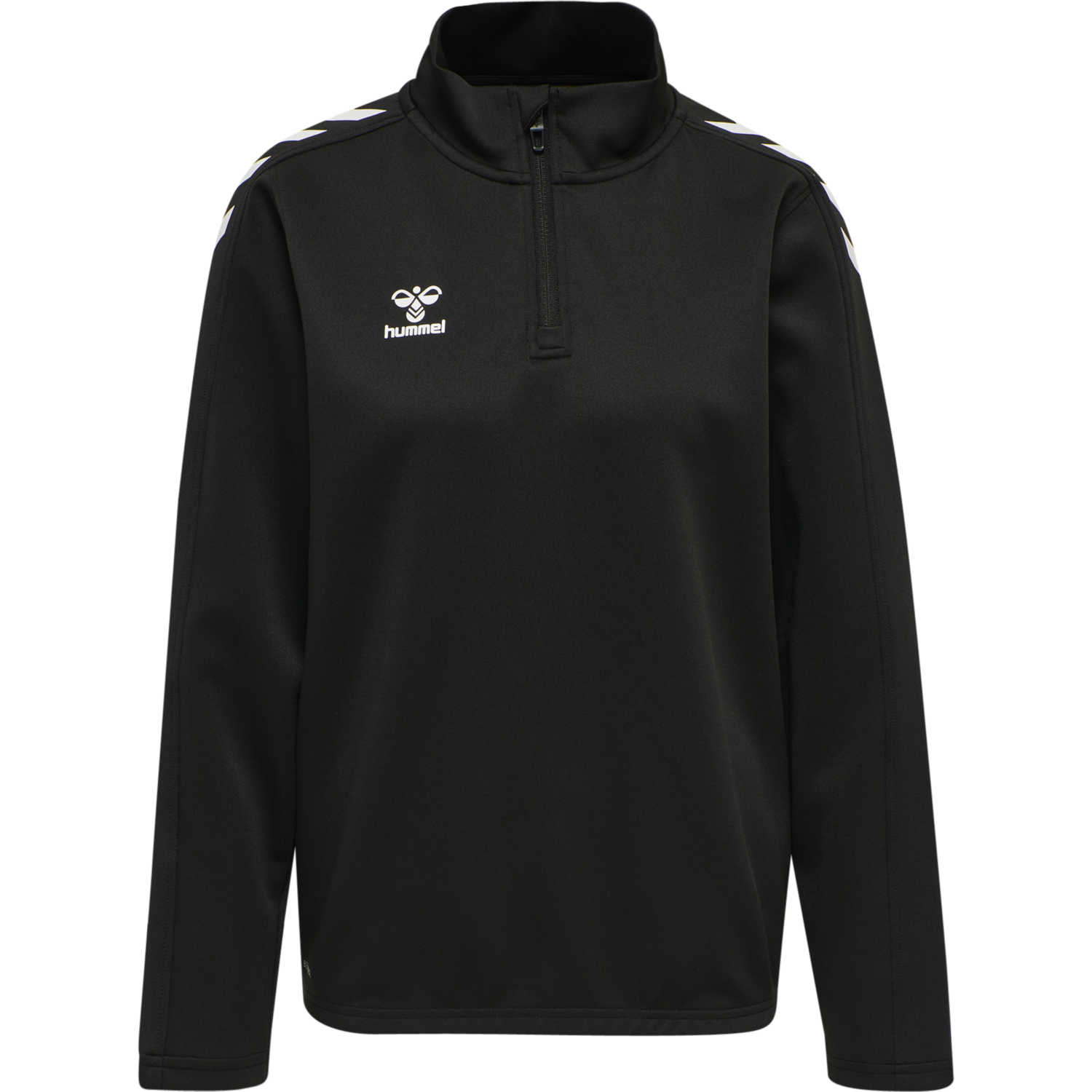 hmlCORE XK HALF ZIP SWEAT WOMAN, BLACK/BLACK, packshot
