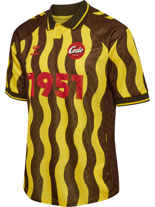 hmlCOCIO LOOSE FB JERSEY S/S, POTTING SOIL, packshot