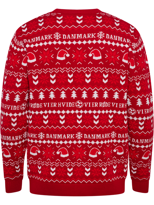 DBU FAN 25 CHRISTMAS SWEATER, TANGO RED DBU FAN 25 CHRISTMAS SWEATER, TANGO RED, packshot