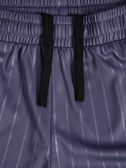 hmlJR GOAL STRIPE SHORTS, HERON hmlJR GOAL STRIPE SHORTS, HERON, packshot