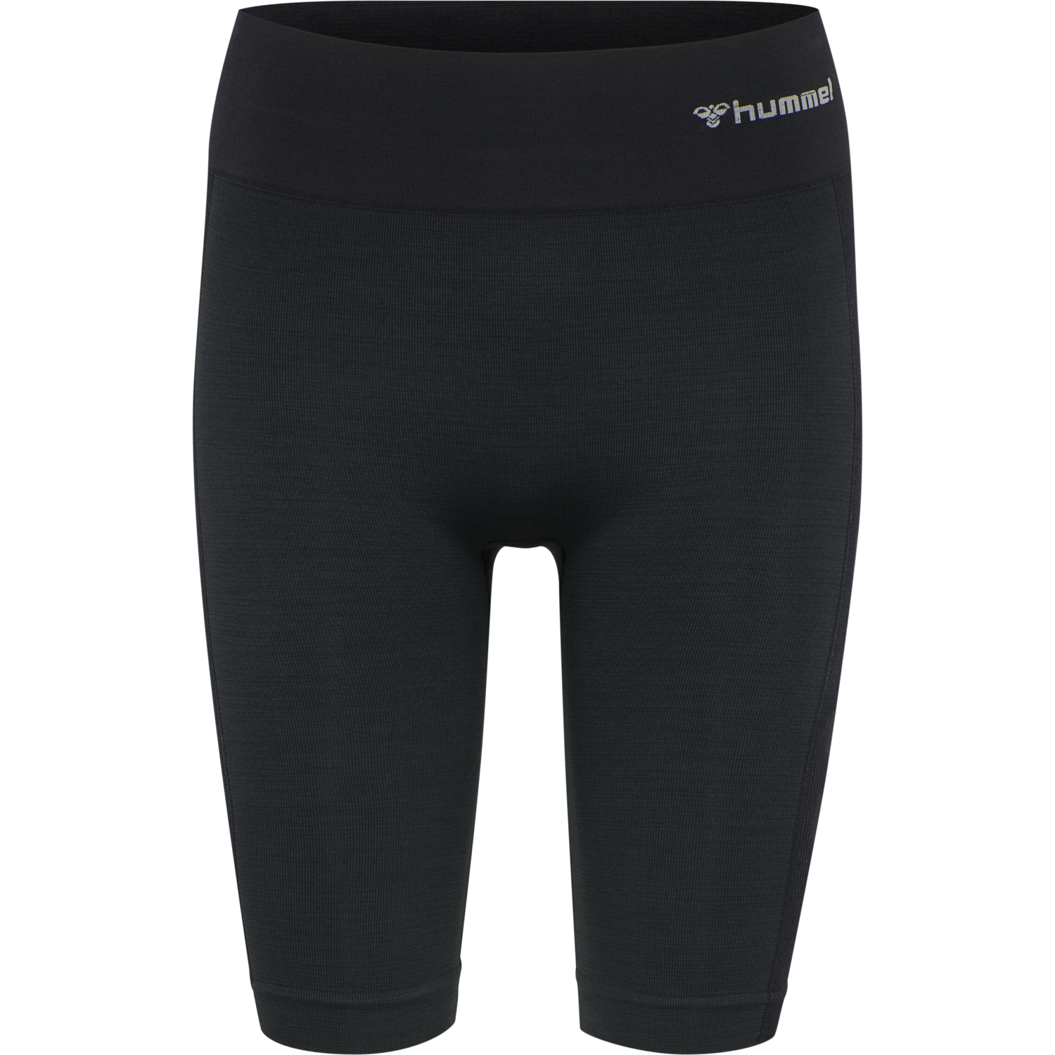 hmlCLEA SEAMLESS CYCLING SHORTS, BLACK MELANGE, packshot