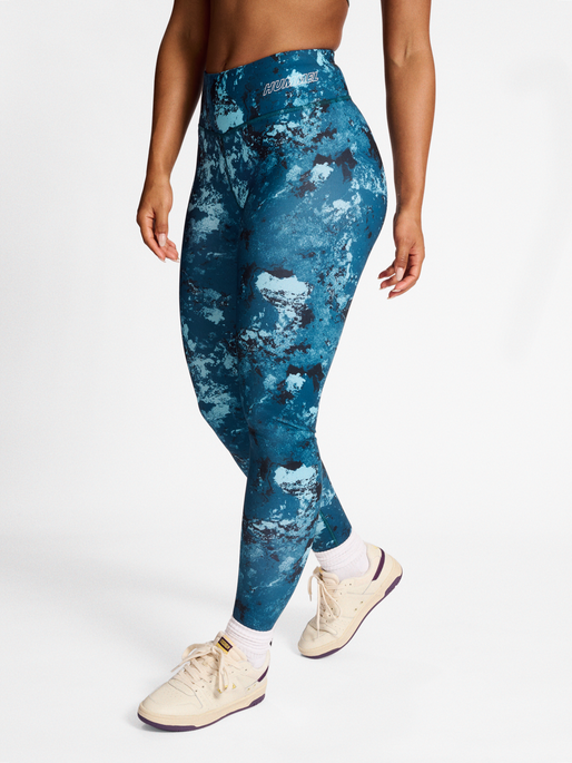 hmlTE DIGI SANDSTORM AOP MW TIGHTS, 6470, model