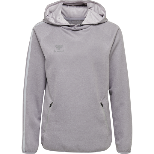 hmlCIMA HOODIE WOMAN, CADET MELANGE, packshot