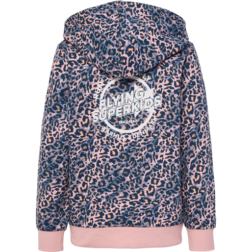 hmlFSK SMILE ZIP JACKET, BLACK IRIS/ZEPHYR, packshot