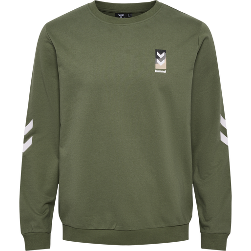 hmlLGC JEREMY SWEATSHIRT, FOUR LEAF CLOVER, packshot