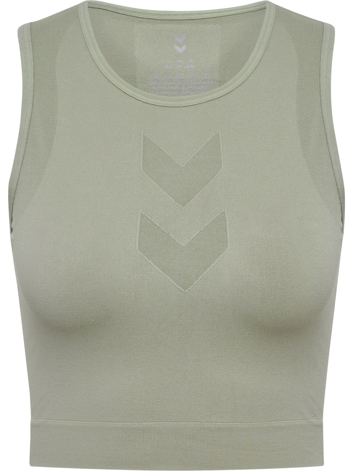 hmlHIIT SEAMLESS W TOP, SEAGRASS, packshot