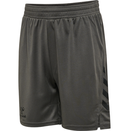 hmlONGRID POLY SHORTS KIDS, FORGED IRON, packshot