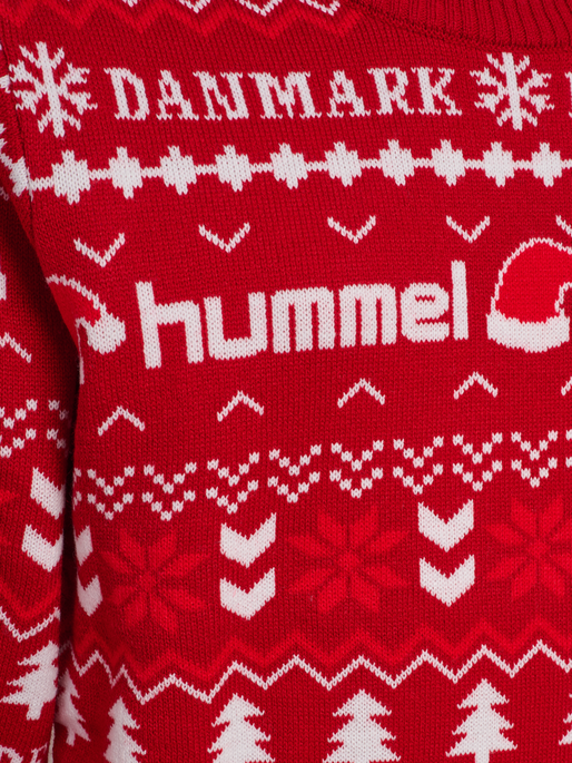 DBU FAN 25 CHRISTMAS SWEATER KIDS, TANGO RED DBU FAN 25 CHRISTMAS SWEATER KIDS, TANGO RED, packshot