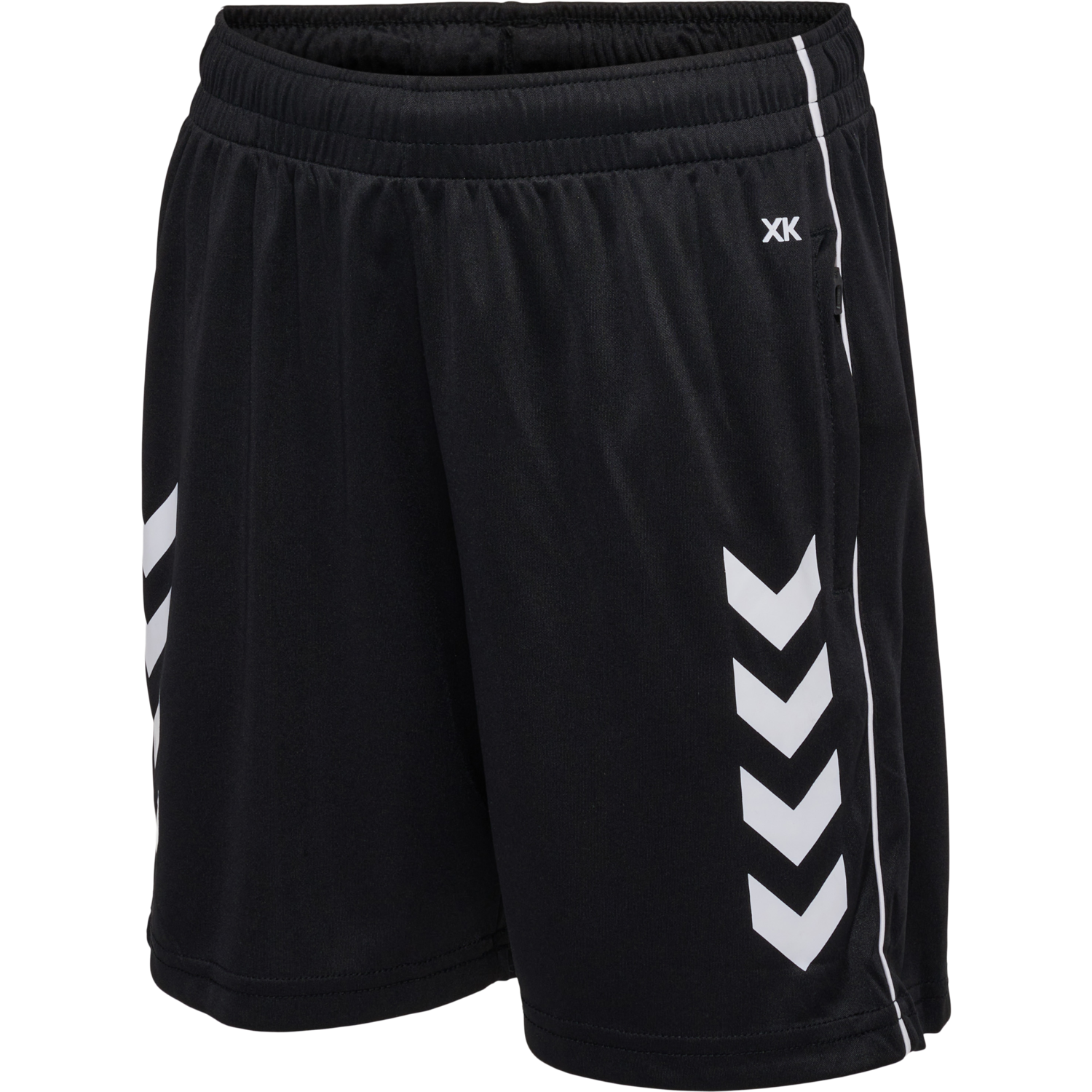 hmlCORE XK POLY COACH SHORTS KIDS, BLACK, packshot