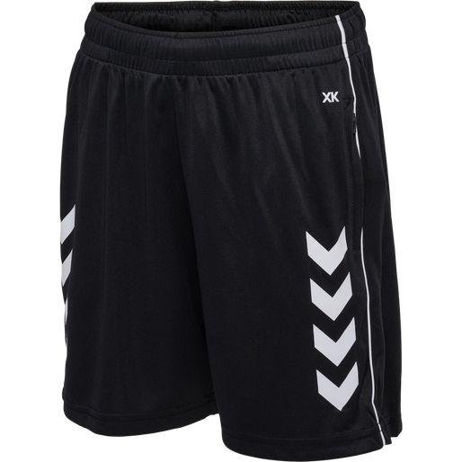 hmlCORE XK POLY COACH SHORTS KIDS, BLACK hmlCORE XK POLY COACH SHORTS KIDS, BLACK, packshot