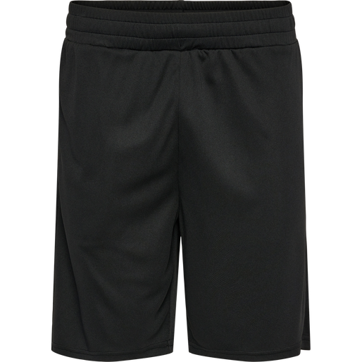 hmlTE FLEX MESH SHORTS, BLACK hmlTE FLEX MESH SHORTS, BLACK, packshot
