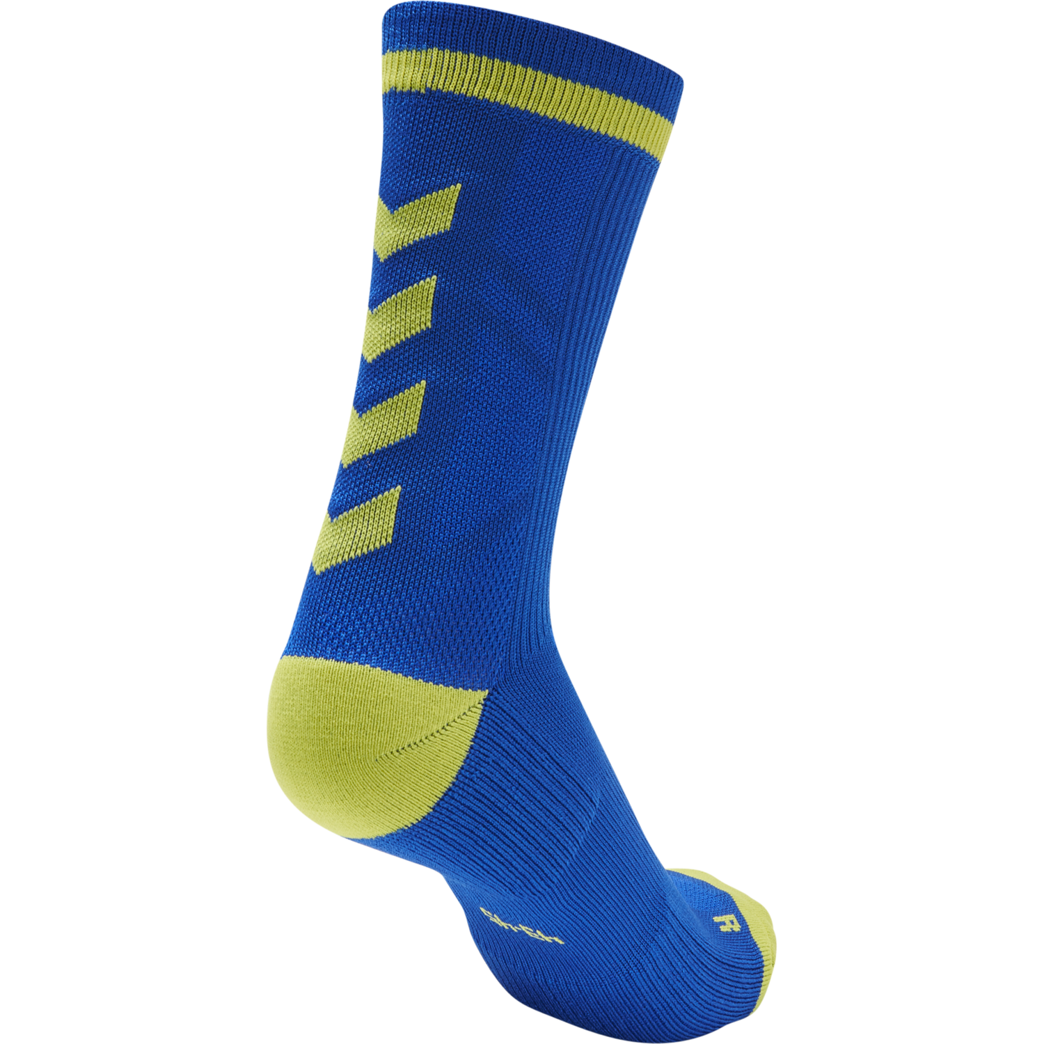ELITE INDOOR SOCK LOW, TRUE BLUE/BLAZING YELLOW, packshot