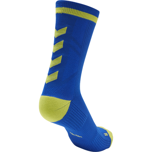 ELITE INDOOR SOCK LOW, TRUE BLUE/BLAZING YELLOW, packshot