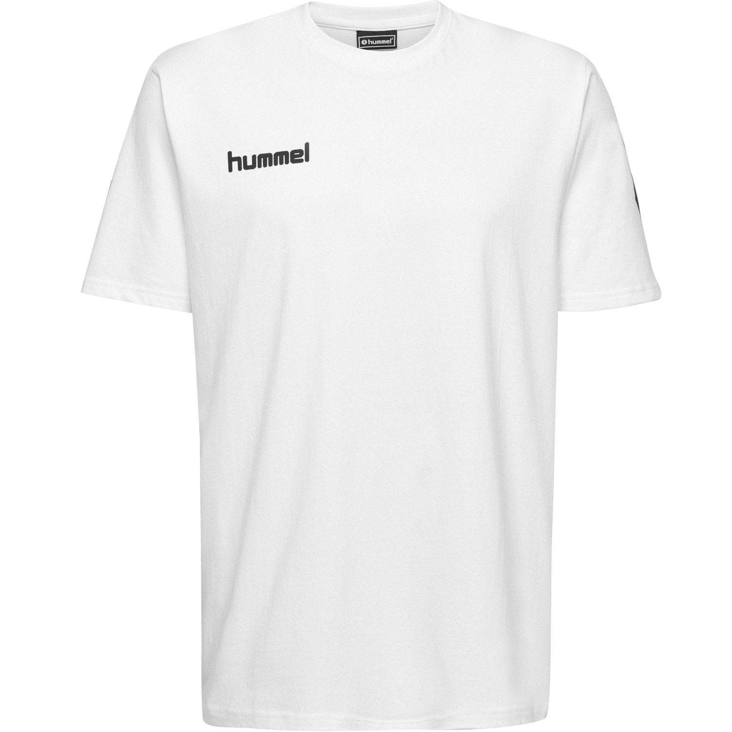 HUMMEL GO COTTON T-SHIRT S/S, WHITE, packshot